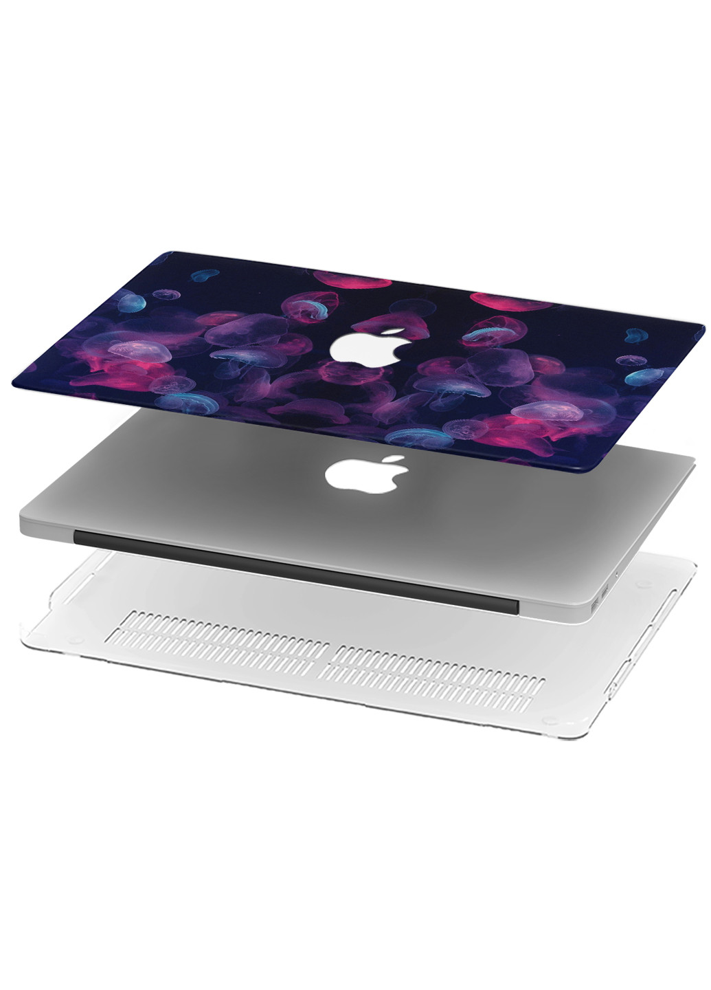 Чехол пластиковый для Apple MacBook 12 A1534 / A1931 Медузы (Jellyfish) (3365-1741) MobiPrint (218539315)