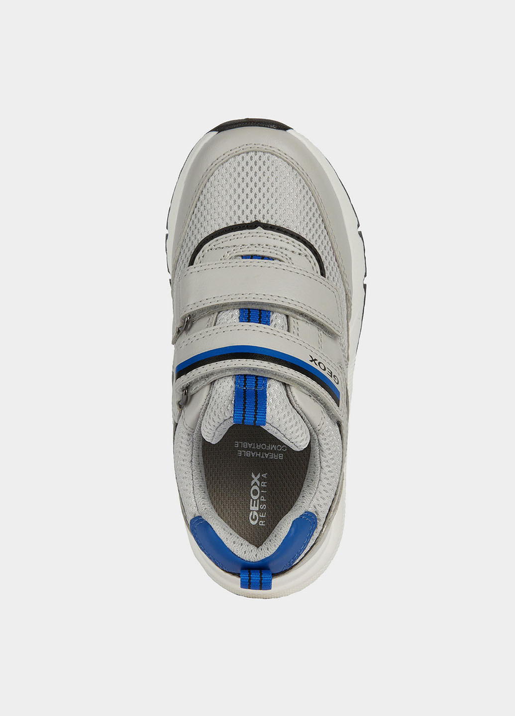 Серые демисезонные кроссовки Geox