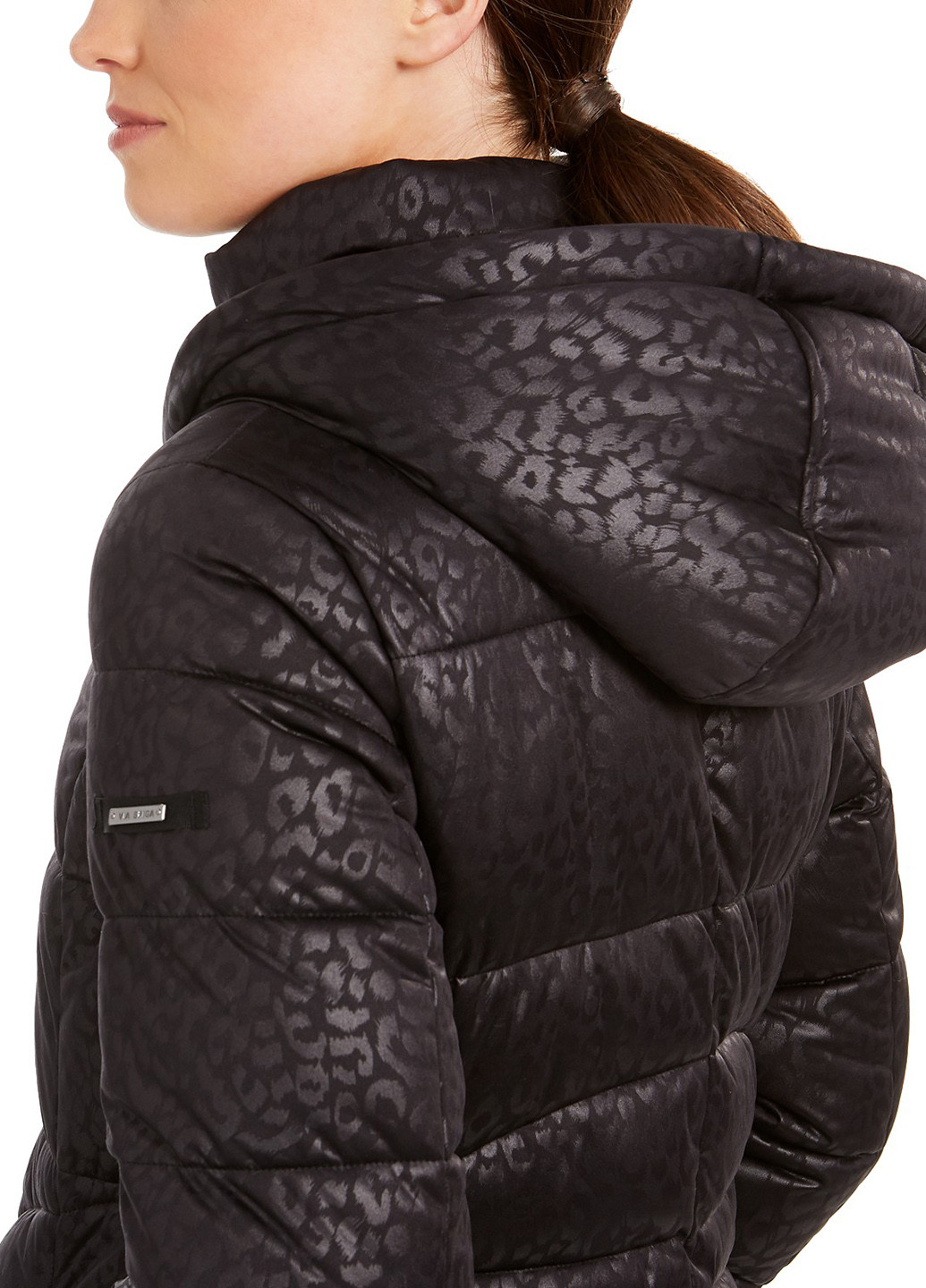 Черная зимняя куртка Via Spiga