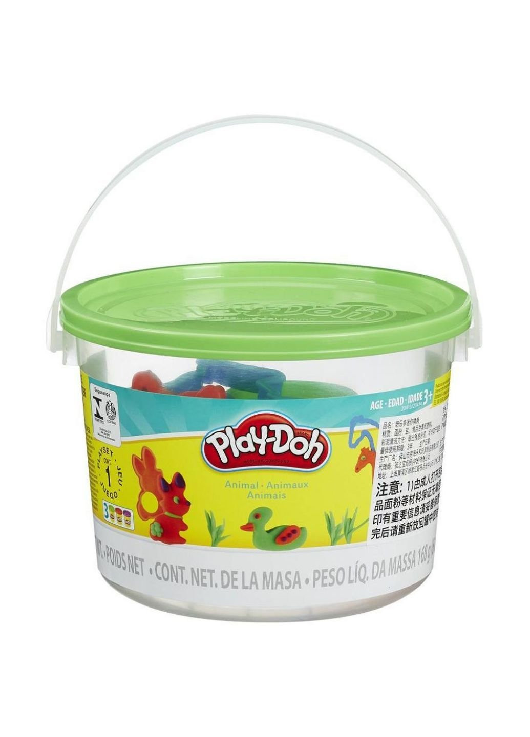 Набор для творчества Play-Doh Мини ведерко Зоопарк (23414_23413) Hasbro (254068342)