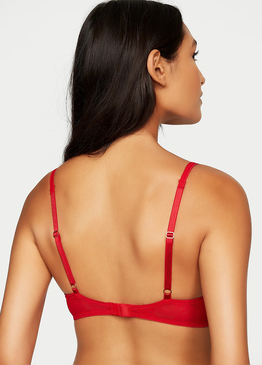 Красный демисезонный комплект (бюстгальтер, трусики) Victoria's Secret