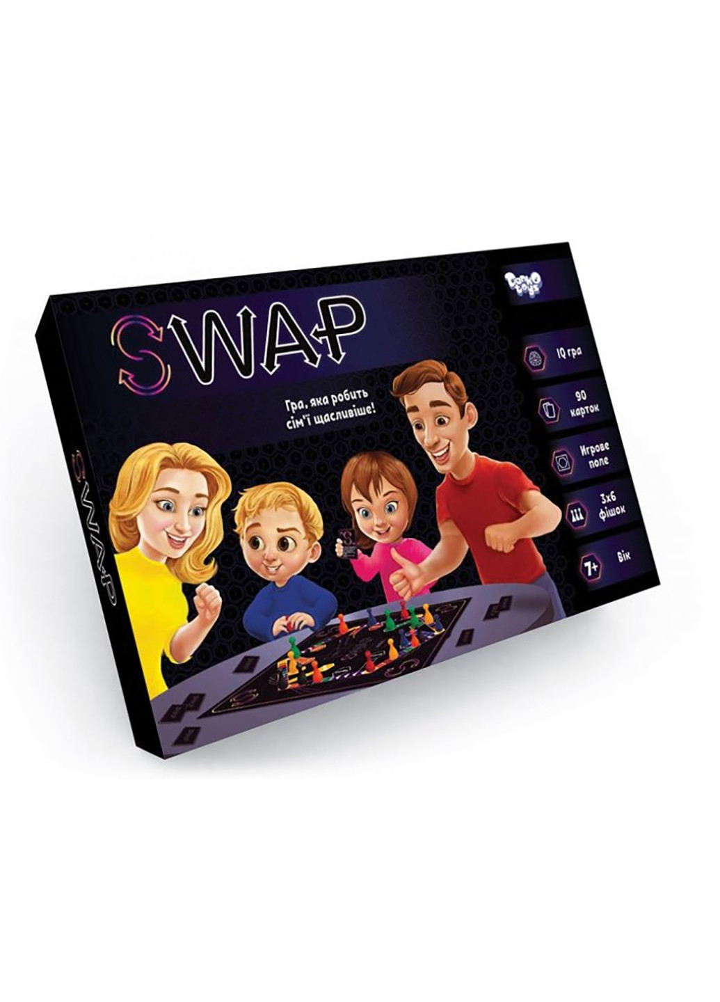 Настільна гра Swap рус Danko Toys g-swap-01-01u (255292362)