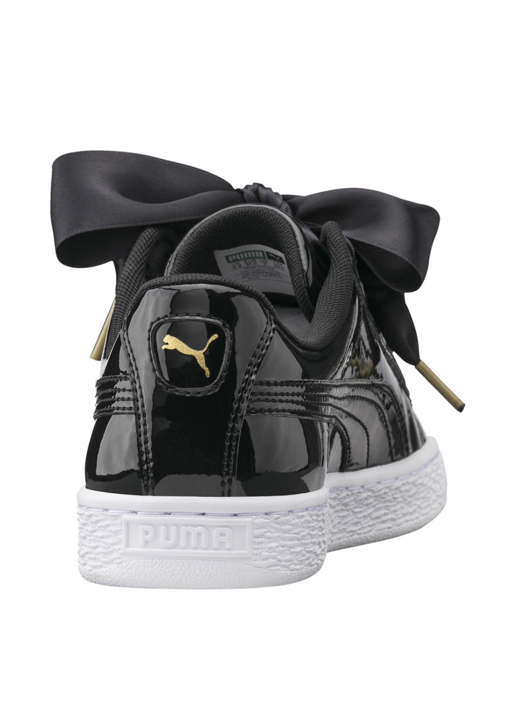 Черные всесезонные кроссовки Puma Basket Heart