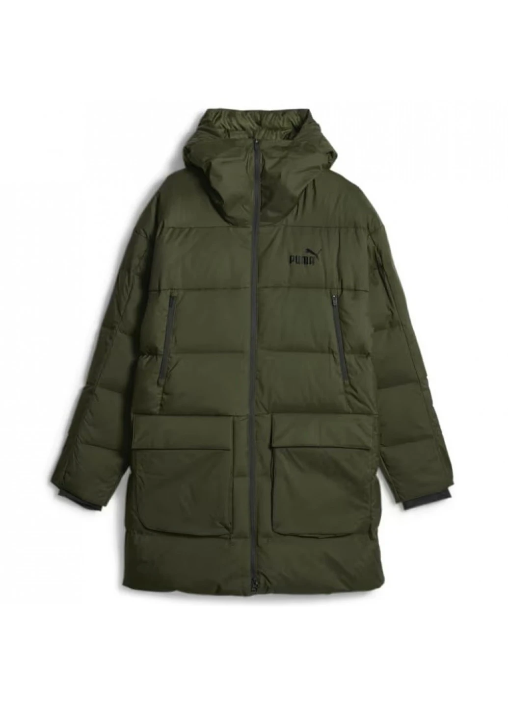 Сіро-зелена зимня куртка Puma Protective Hooded Down Coat