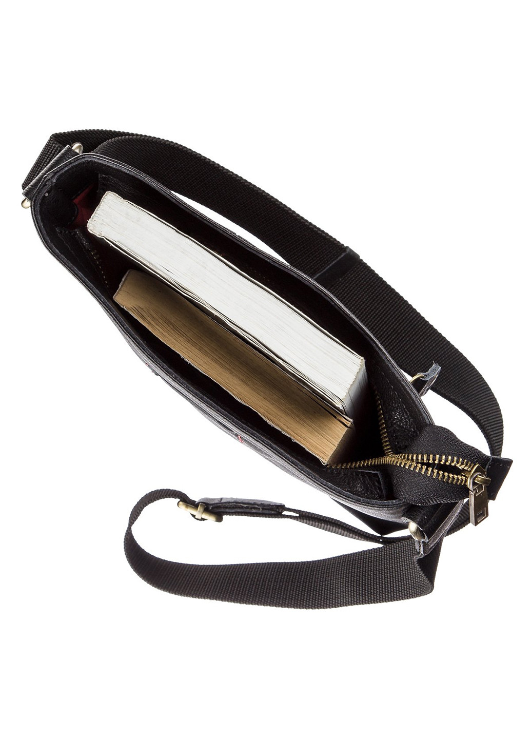 Мужская кожаная сумка 19х22,5х5 см Shvigel (229460521)