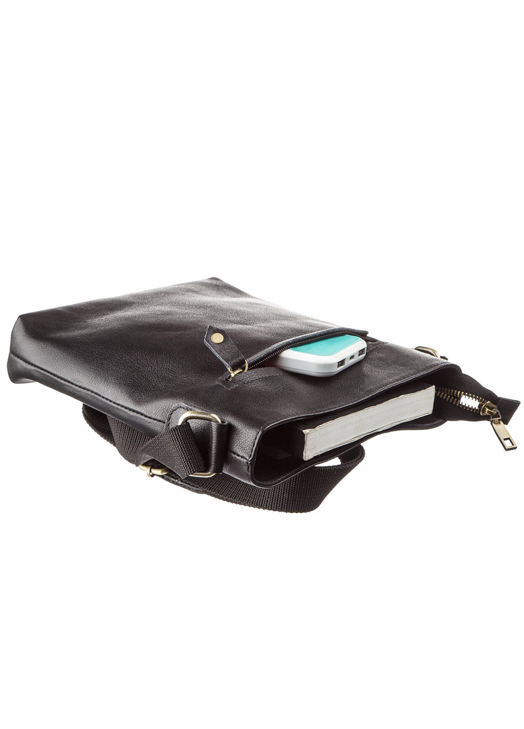 Мужская кожаная сумка 19х22,5х5 см Shvigel (229460521)