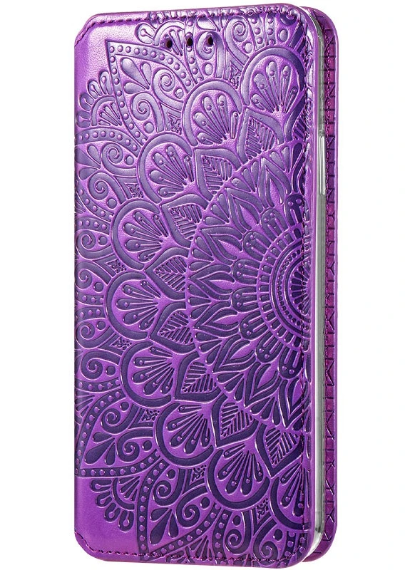 Шкіряний чохол книжка Mandala (PU) для Xiaomi Mi 10T Lite / Redmi Note 9 Pro 5G Фіолетовий (is_00000041397_6) Getman (237831204)