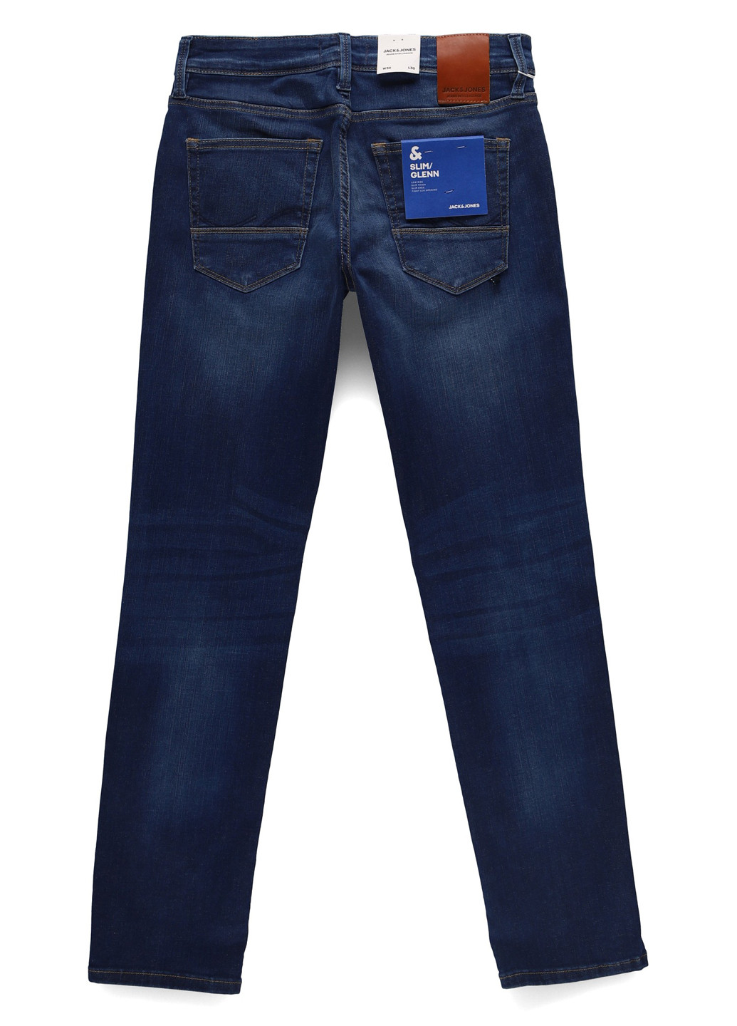 Темно-синие демисезонные зауженные джинсы Jack & Jones