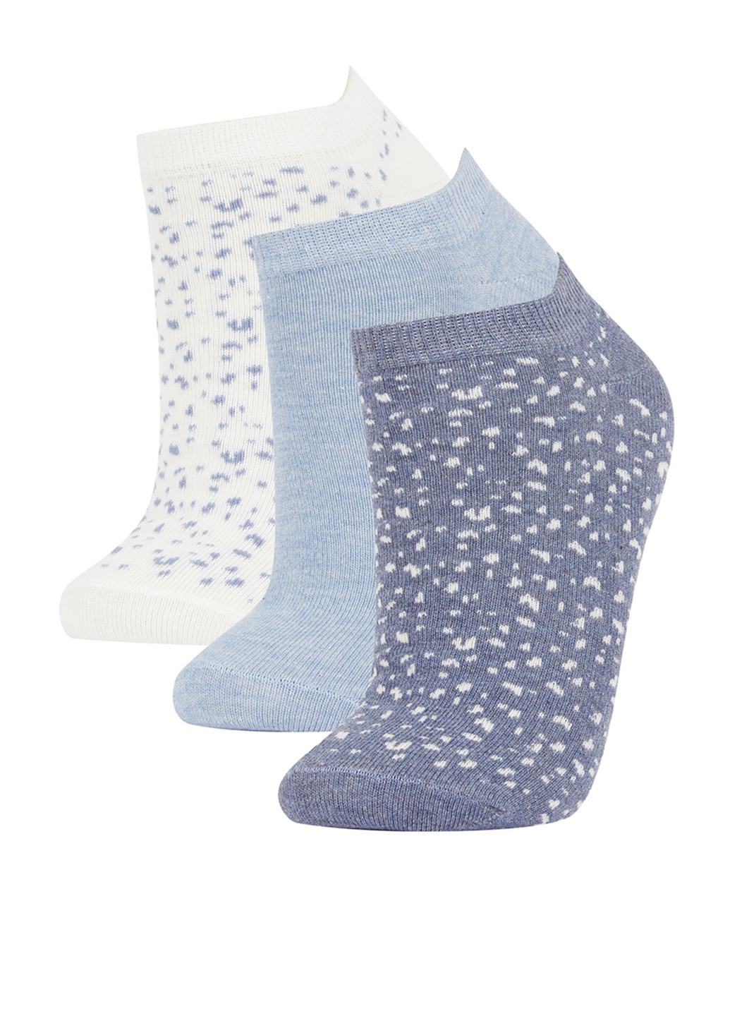 Шкарпетки (3 пари) DeFacto світло блакитні кежуали