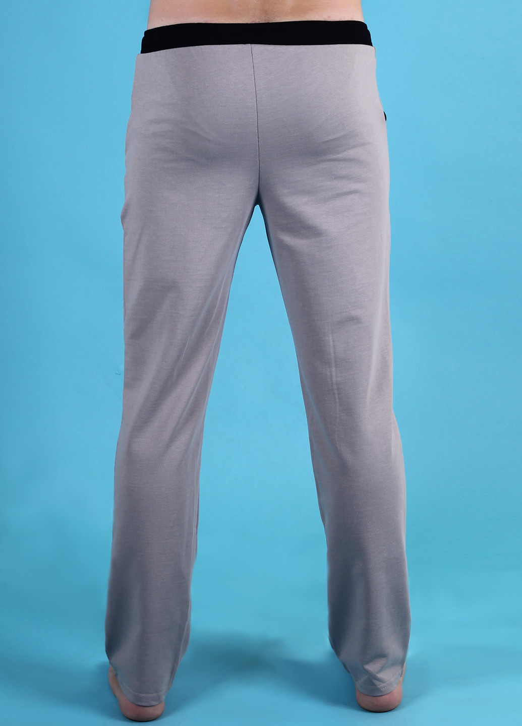 Серые домашние демисезонные брюки Kosta