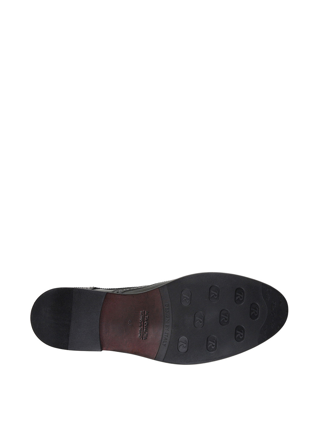Черные классические туфли Dasti на шнурках