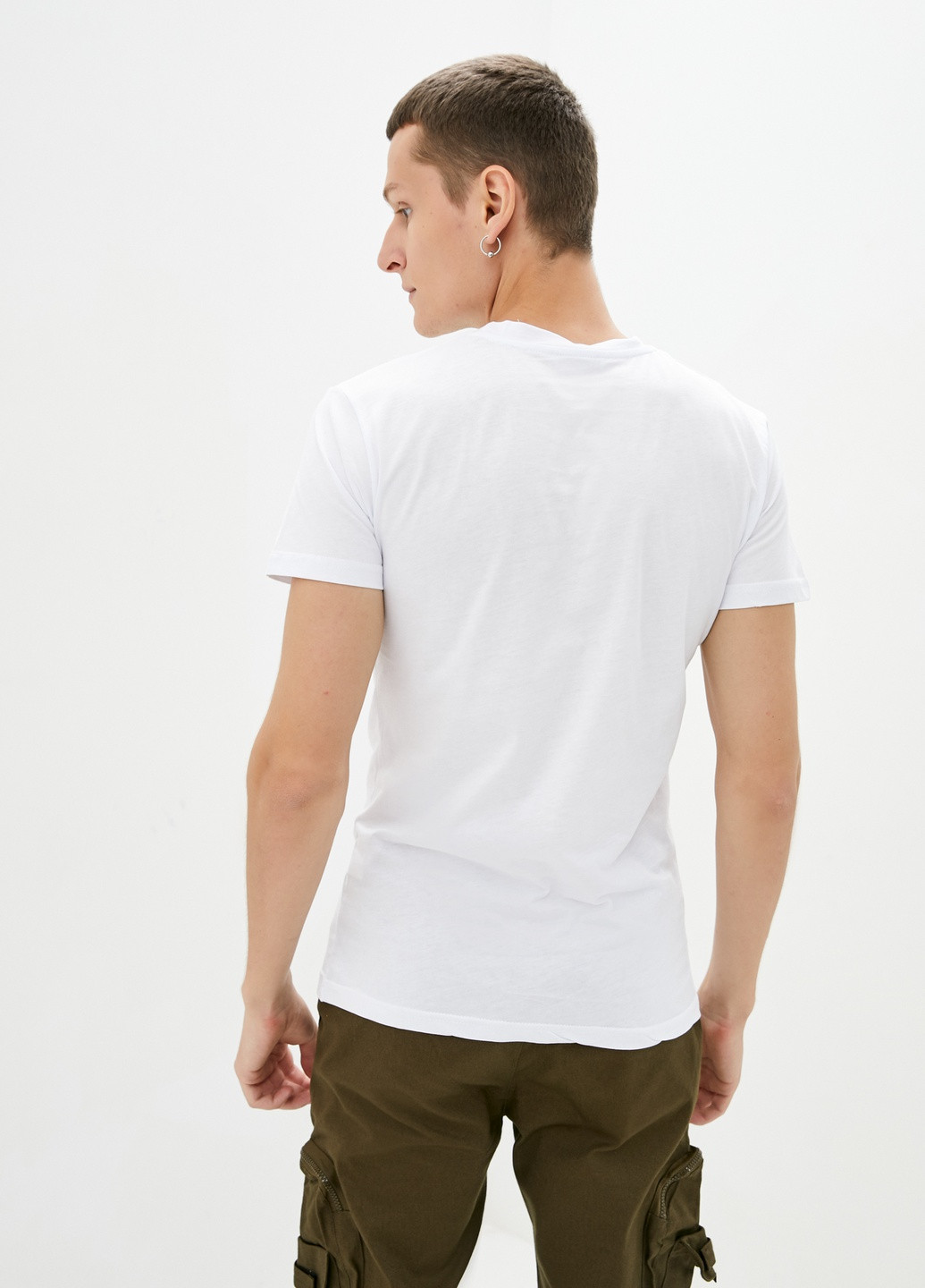 Белая футболка белый xxl (2000904396092) Redpolo