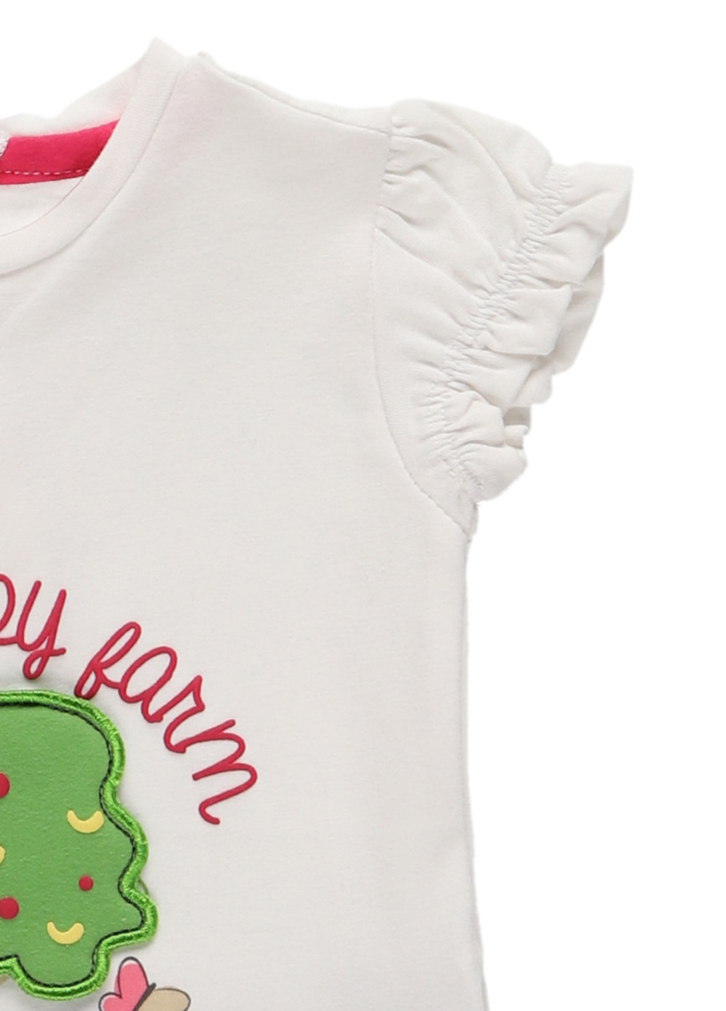 Молочная летняя футболка Chicco