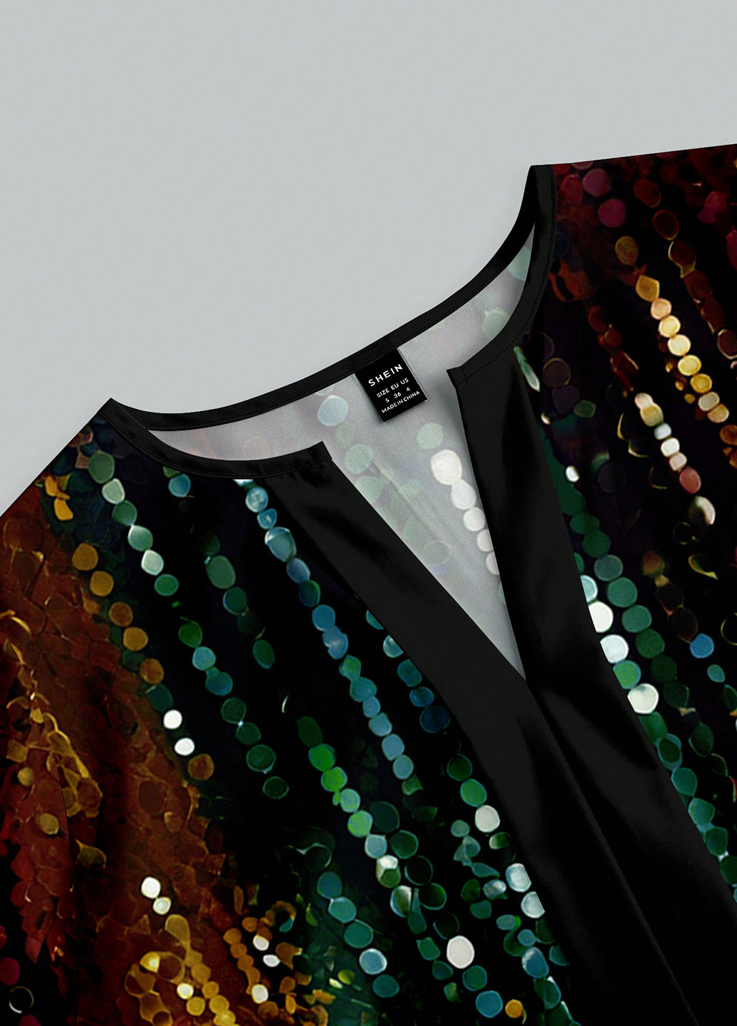 Чорна блуза SHEIN