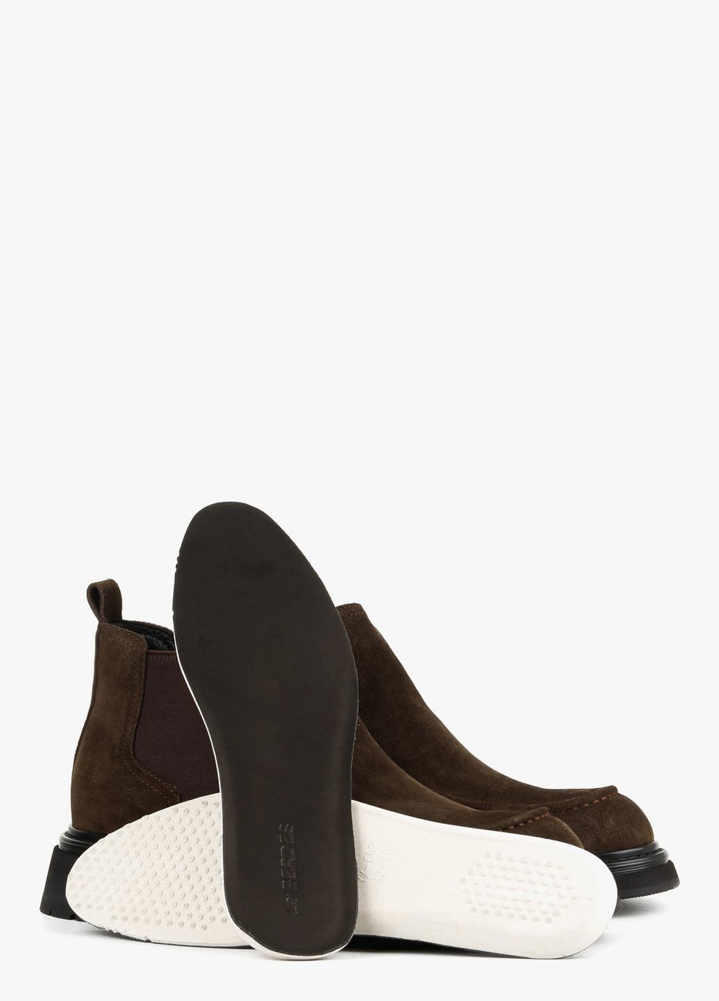 Коричневые осенние ботинки челси Le'BERDES