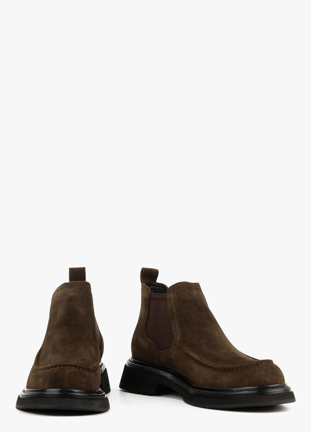 Коричневые осенние ботинки челси Le'BERDES