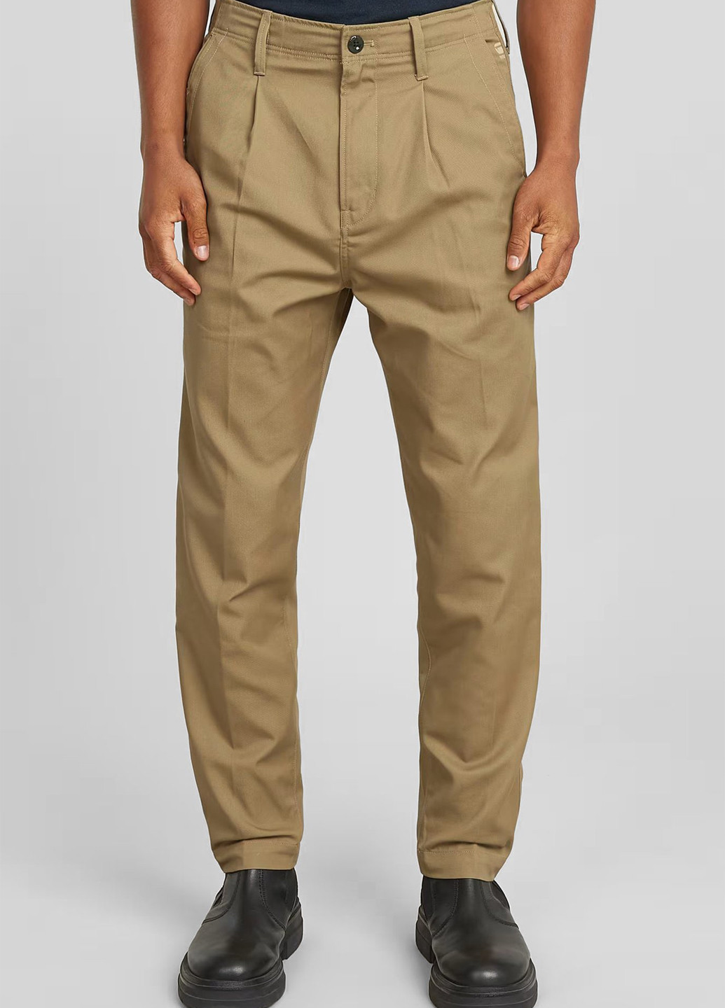 Бежевые праздничный, кэжуал демисезонные классические, прямые брюки G-Star Raw