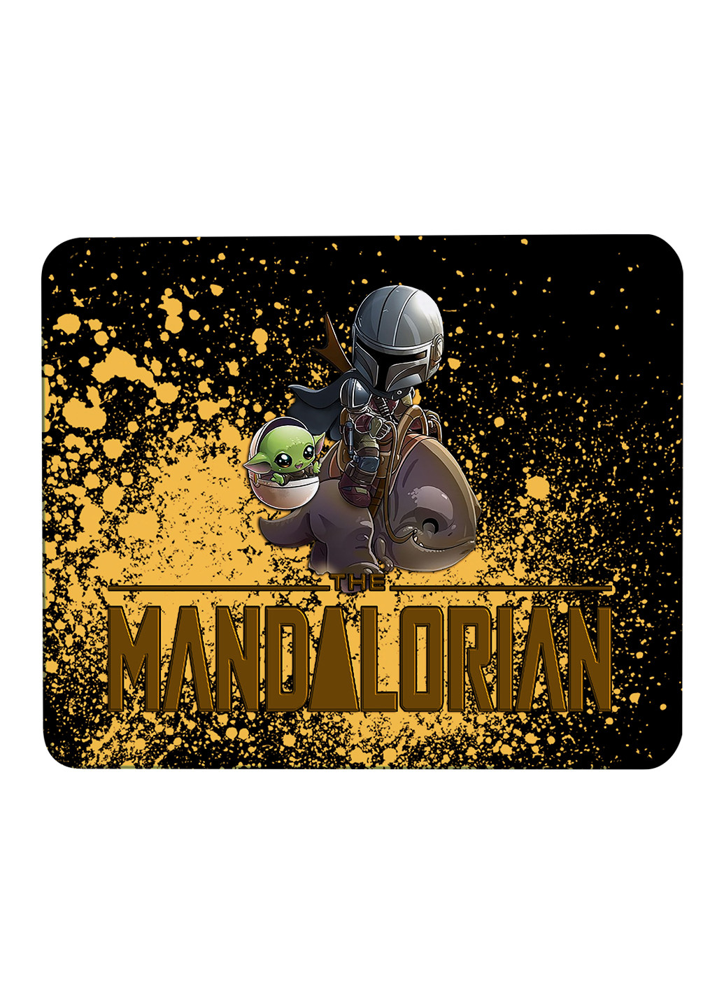 Килимок для мишки Мандалорец (The Mandalorian) (25108-1323) 22х18 см MobiPrint (222995300)