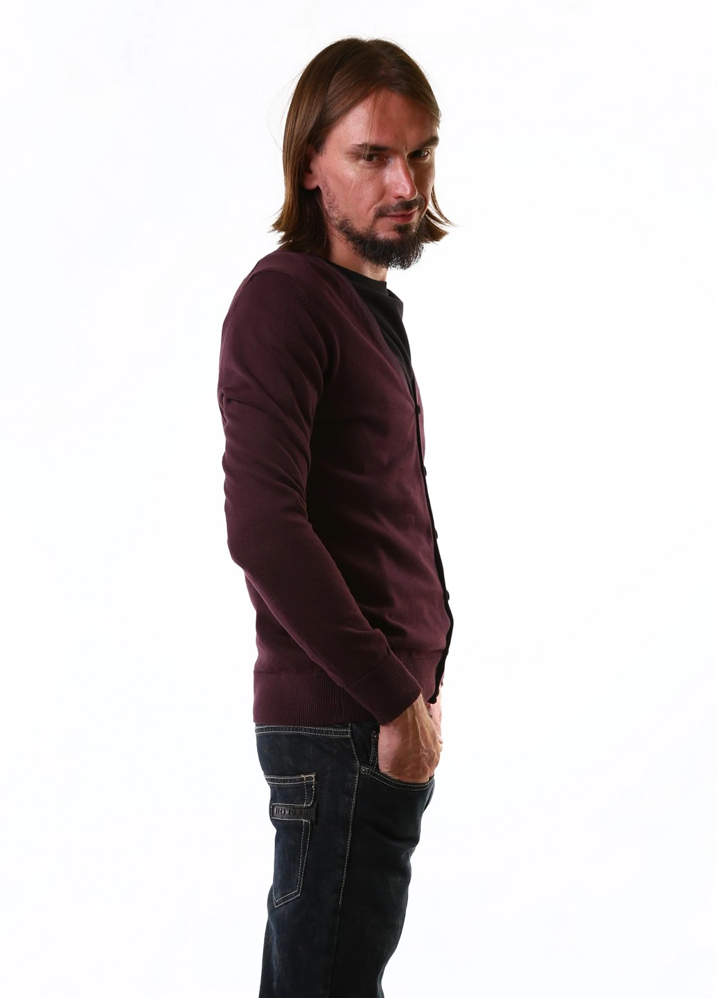 Бордовый демисезонный кардиган S.Oliver