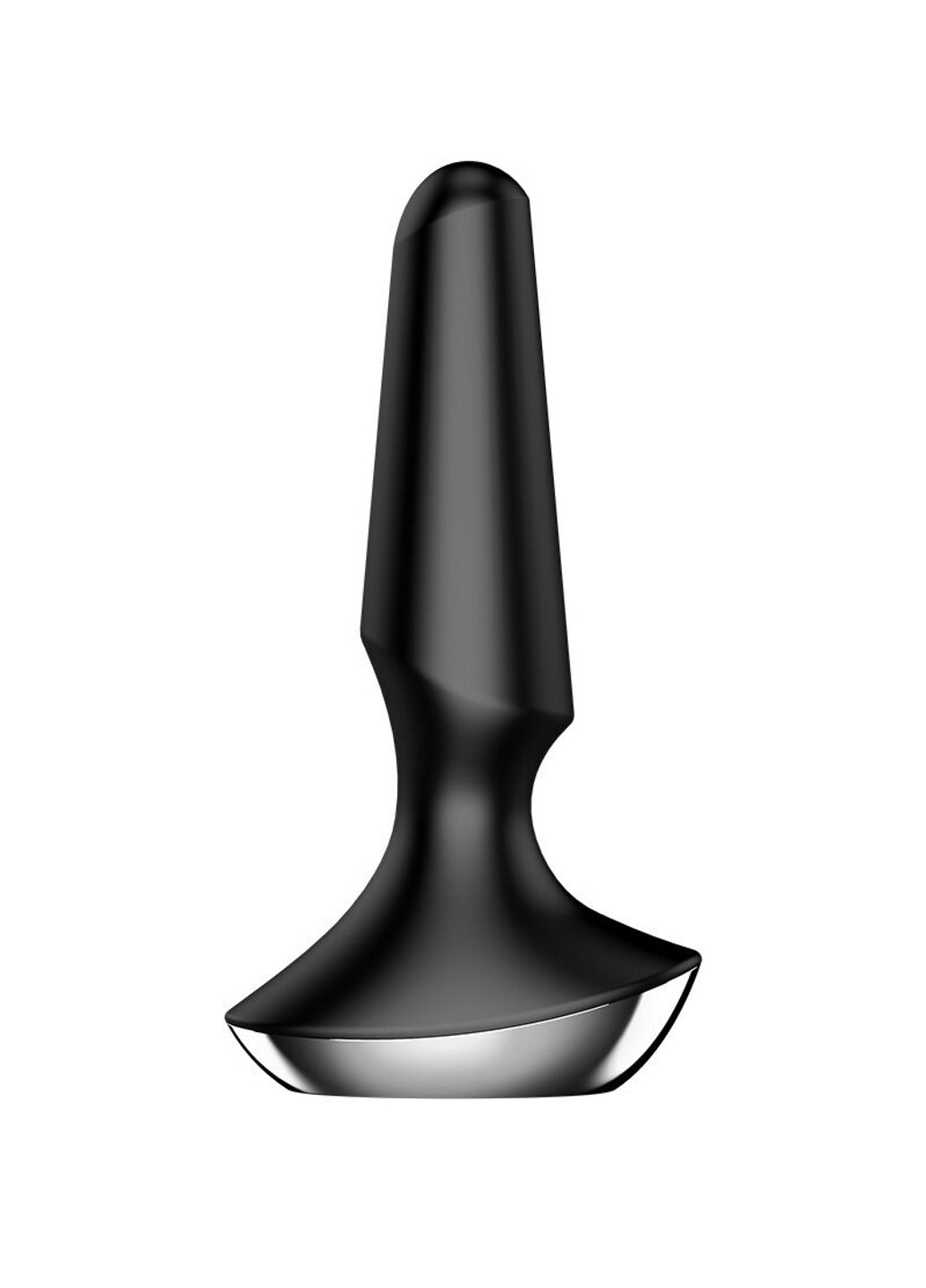 Анальная вибропробка Plug-ilicious 2 Black Satisfyer (254953856)