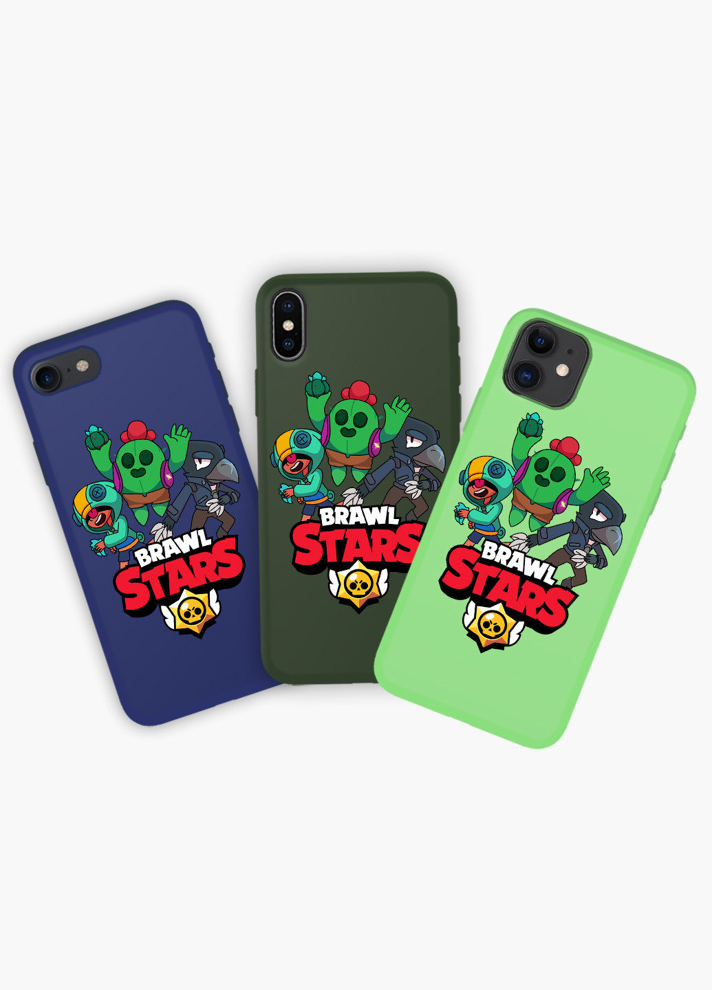 Чехол силиконовый Apple Iphone 6 Бравл Старс (Brawl Stars) (6937-1021) MobiPrint (219288344)