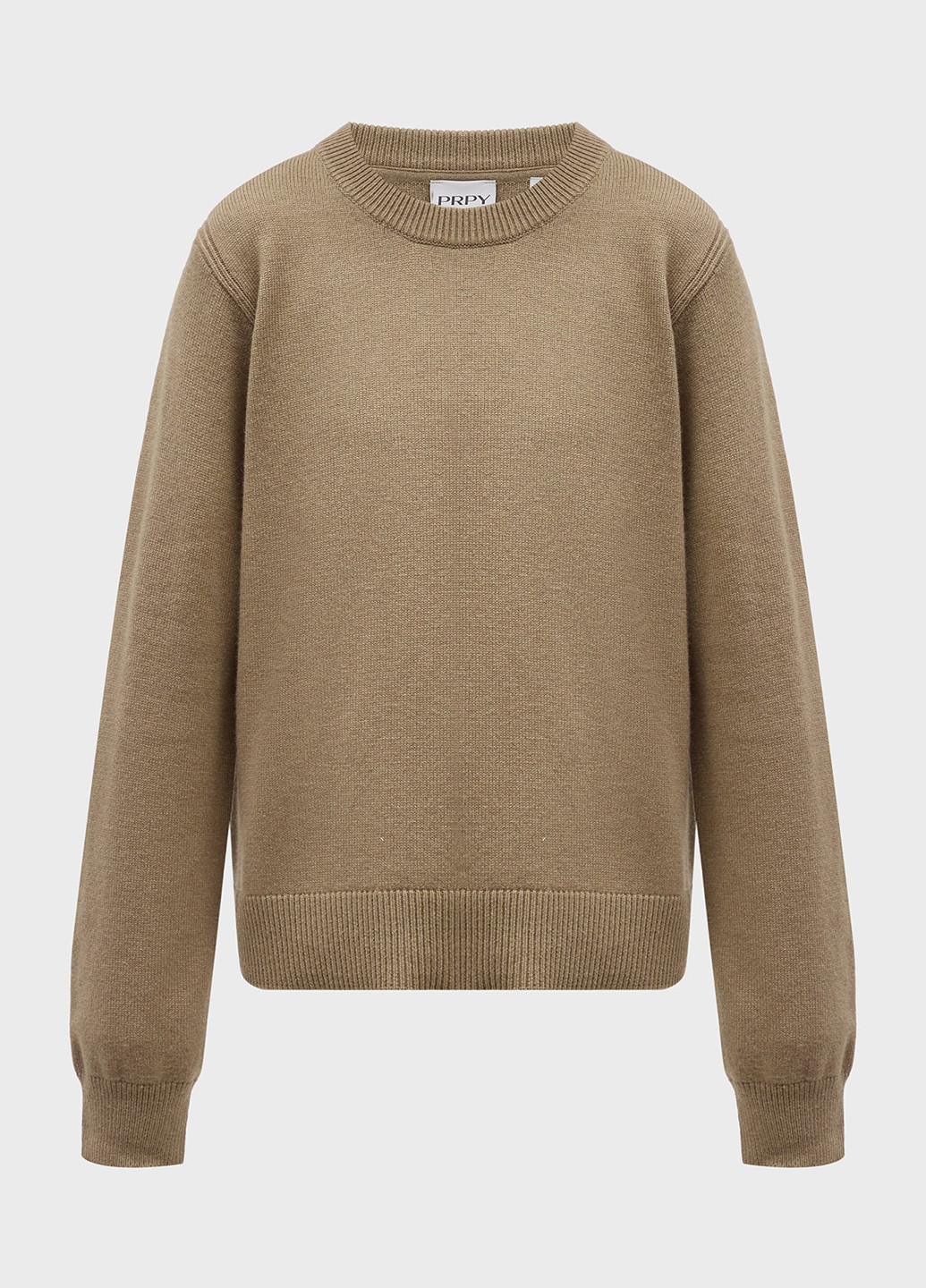 Світло-коричневий зимовий джемпер джемпер PRPY
