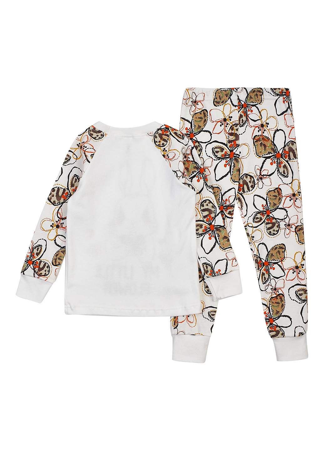 Молочная всесезон пижама (лонгслив, брюки) лонгслив + брюки dexter's