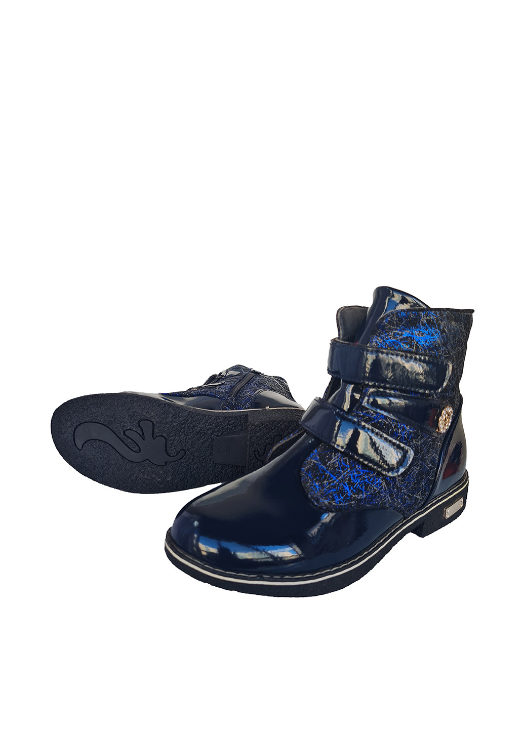 Темно-синие кэжуал осенние ботинки CBT.T