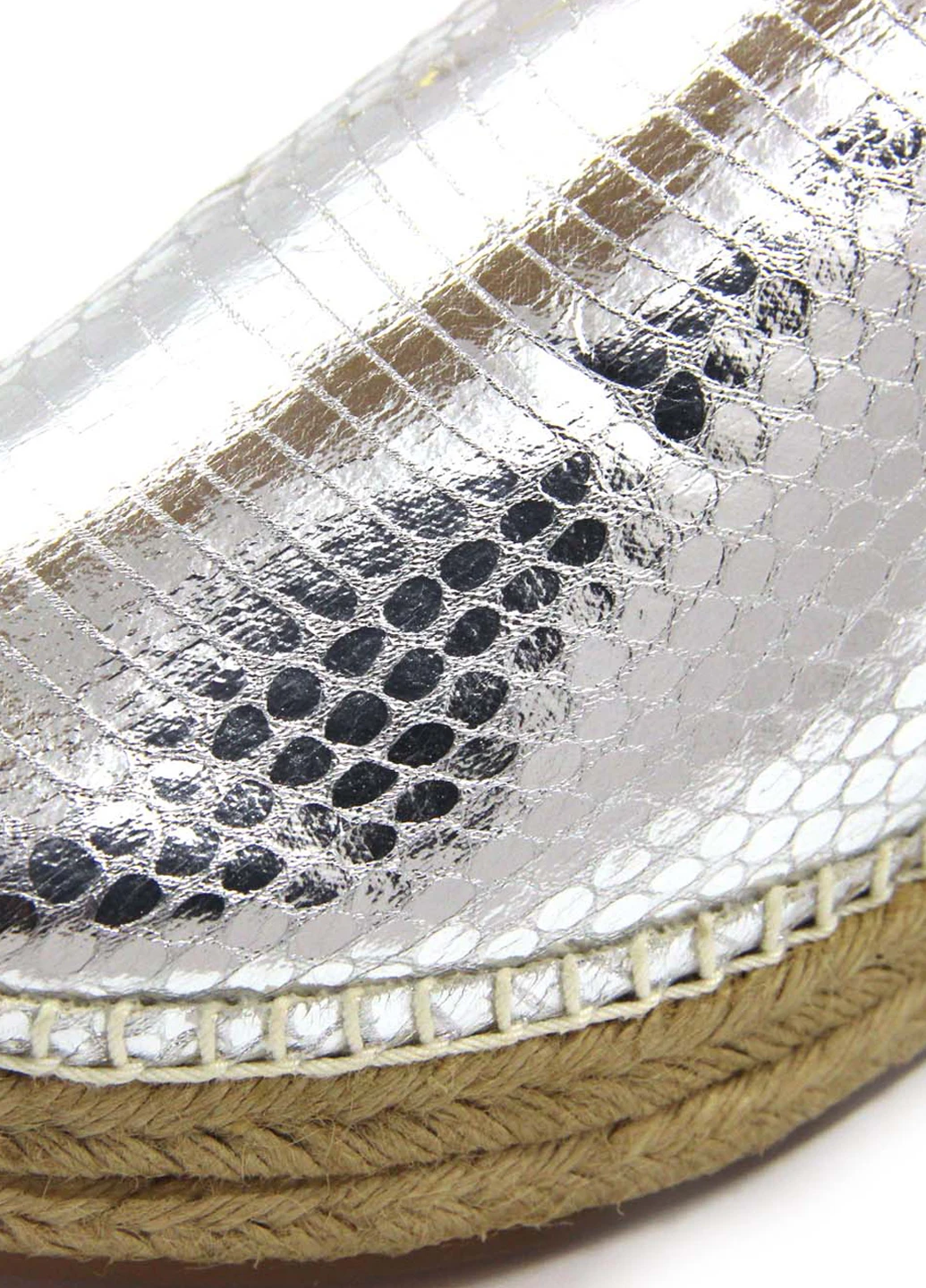 Серебряные женские эспадрильи Steve Madden однотонный (237267787)