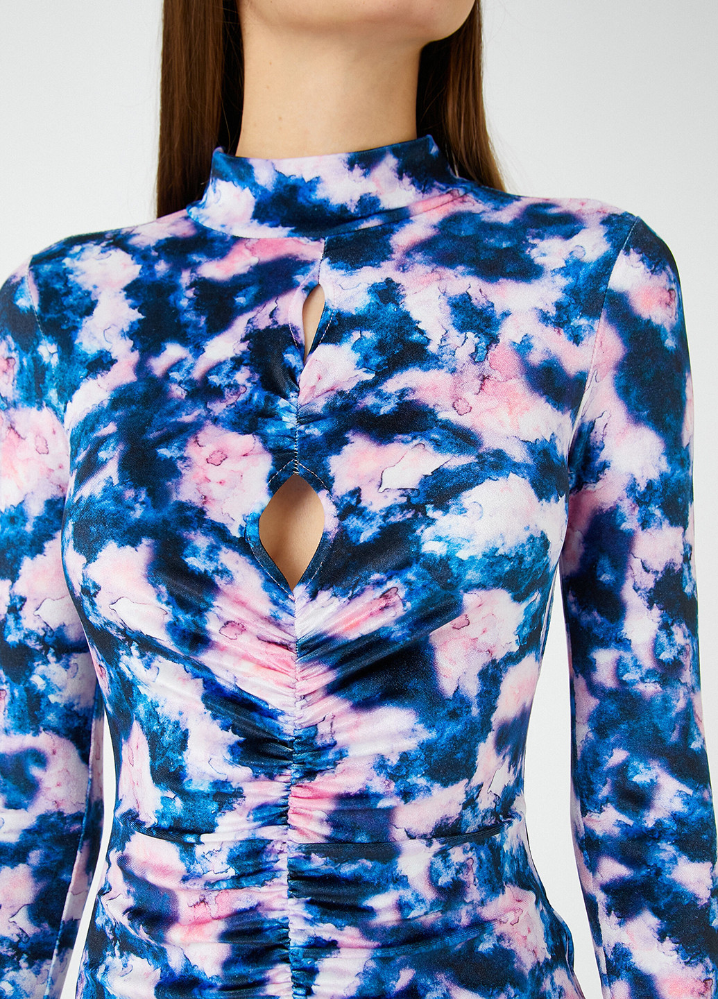 Комбінована кежуал сукня сукня-водолазка KOTON з абстрактним візерунком