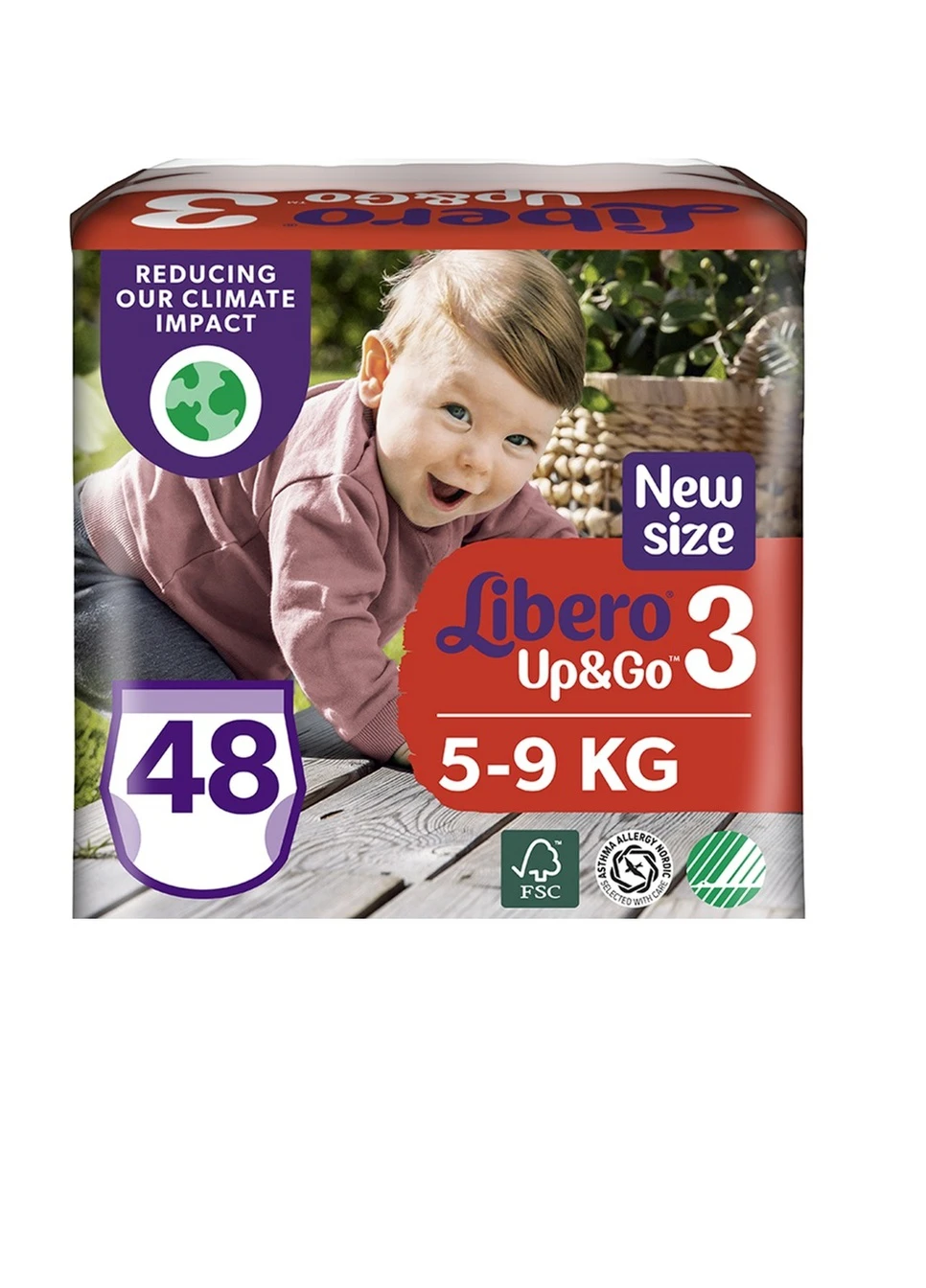 Подгузники-трусики Up&Go 3 (48 шт) Libero (228058400)