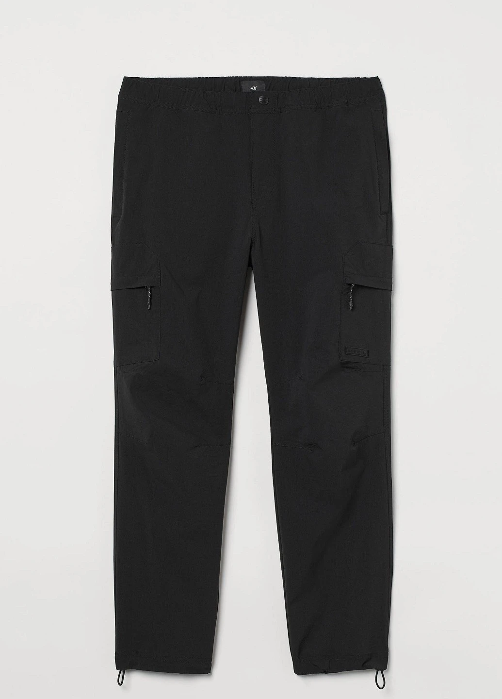 Черные демисезонные брюки H&M