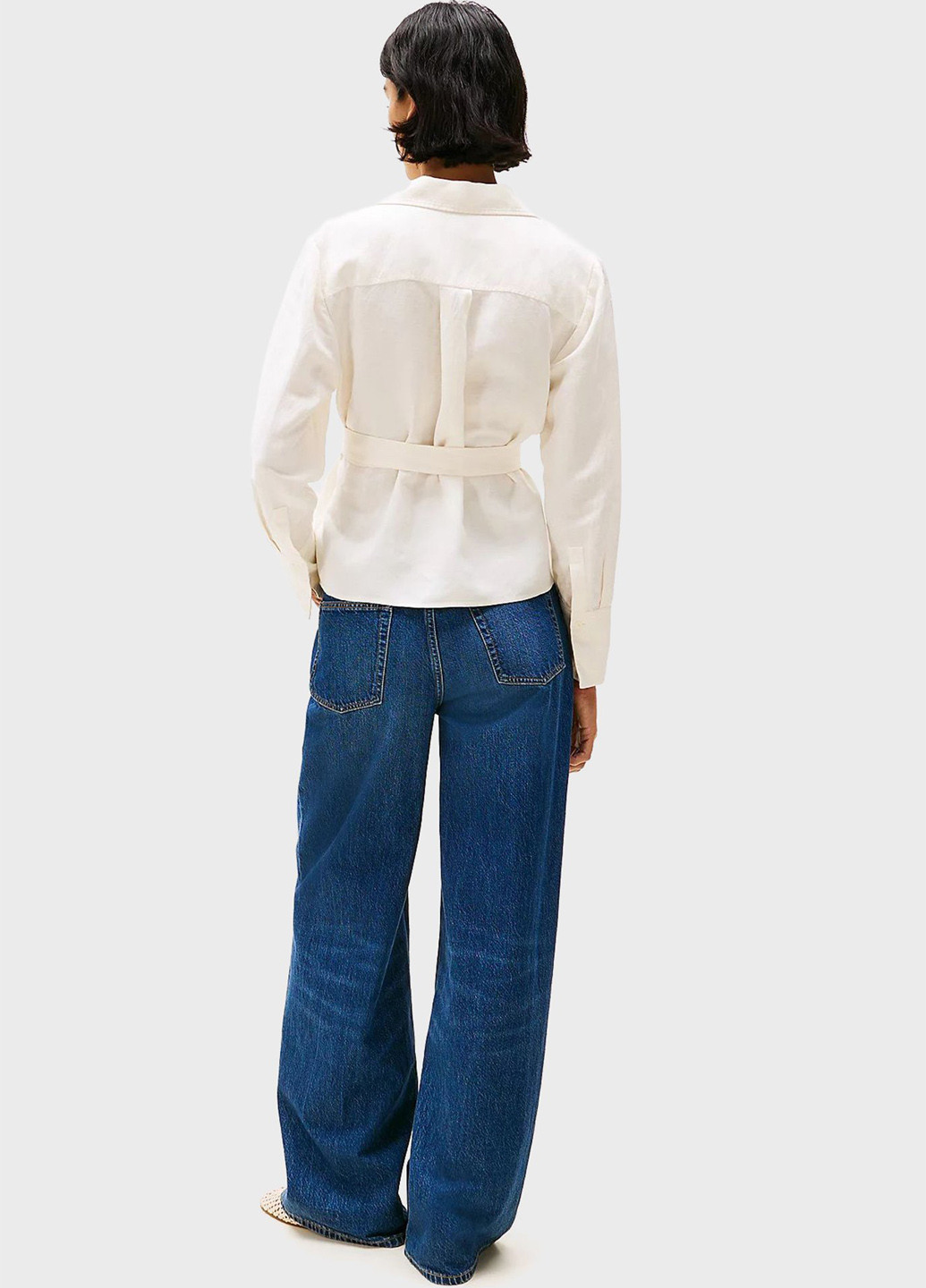 Жемчужная блуза на запах Tommy Hilfiger