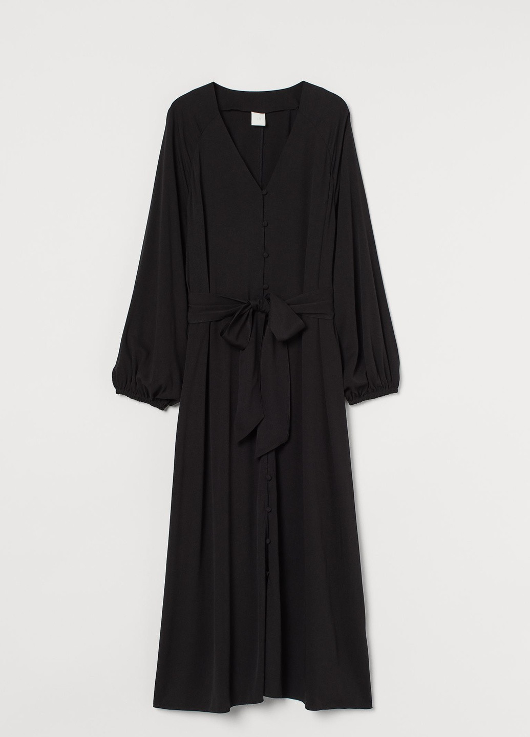 Чорна кежуал сукня оверсайз H&M однотонна