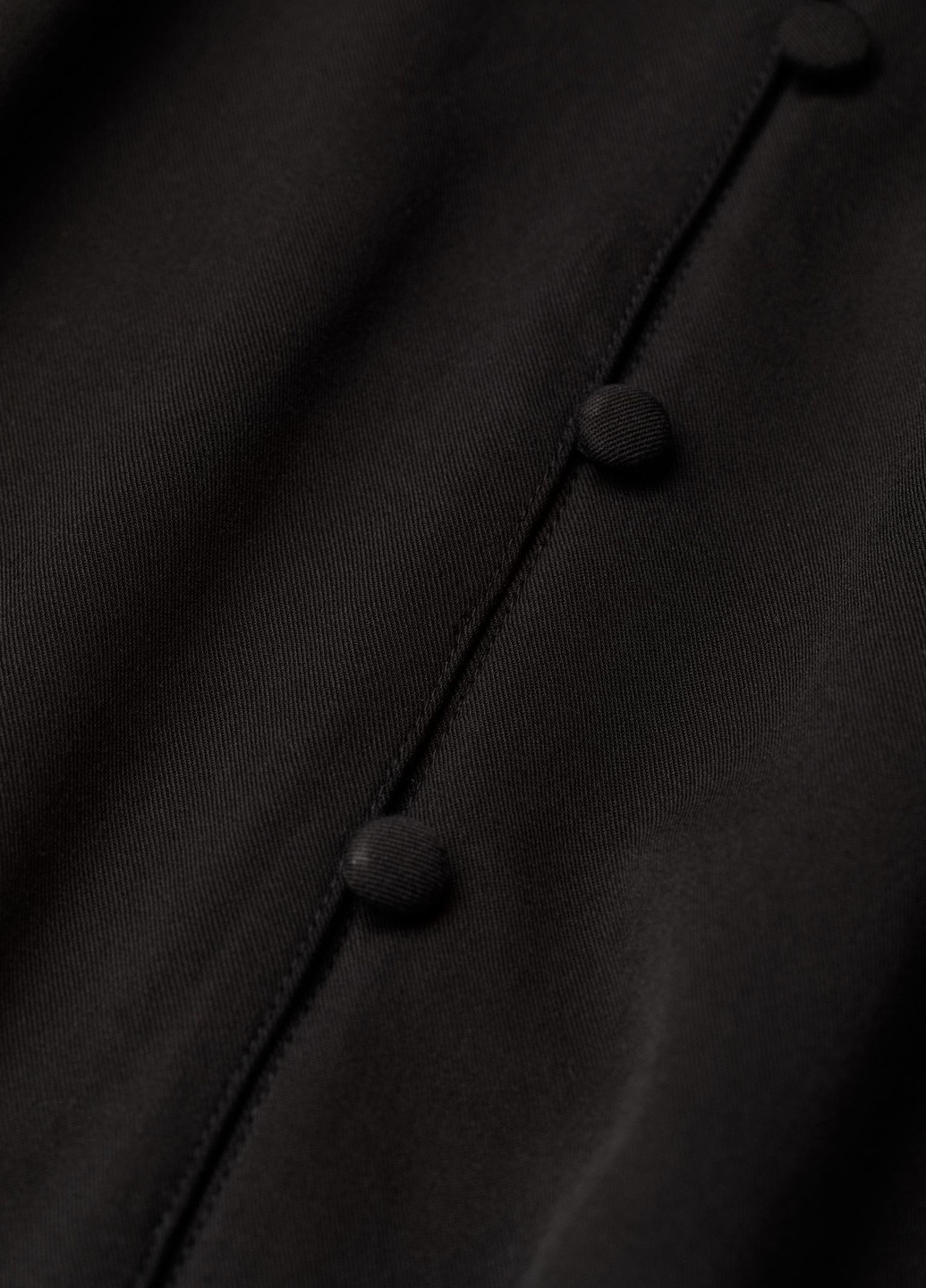 Чорна кежуал сукня оверсайз H&M однотонна