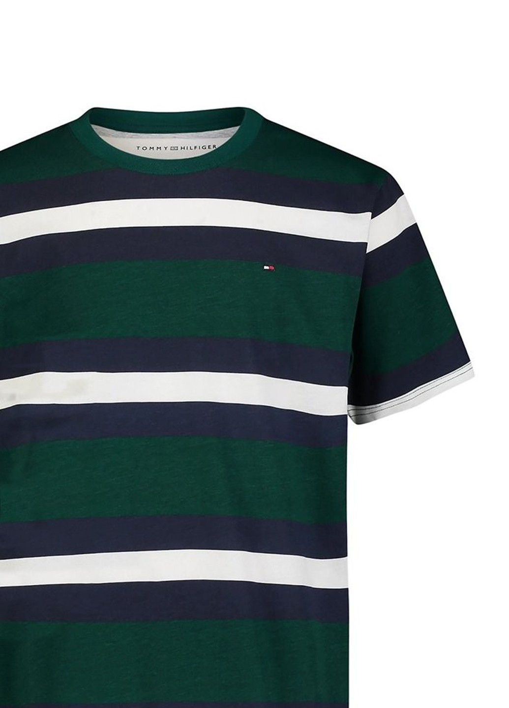 Зеленая летняя футболка Tommy Hilfiger