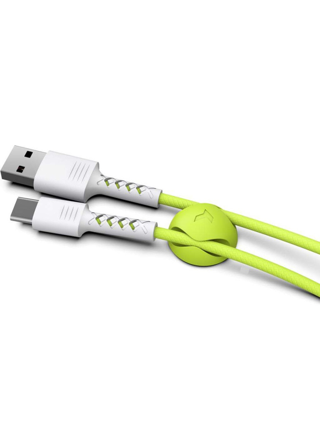 Дата кабель USB 2.0 AM to Type-C 1.0m Soft white / lime (4897058531169) Pixus usb 2.0 am to type-c 1.0m soft white/lime (239382799)