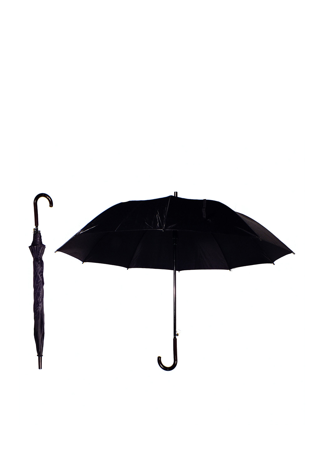 Зонт, 95х120 см Seta Decor однотонный чёрный