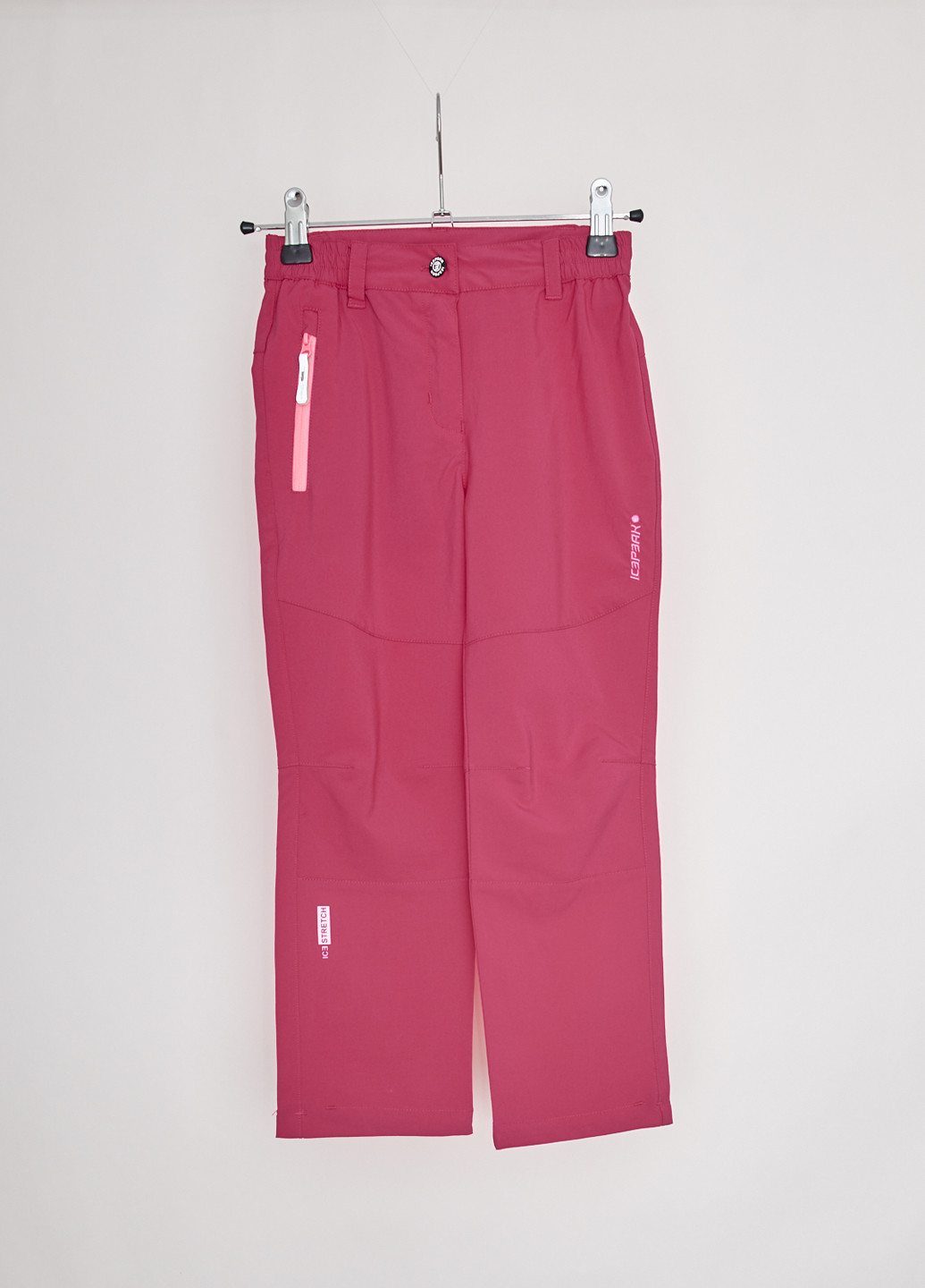 Розово-лиловые кэжуал демисезонные прямые брюки Icepeak