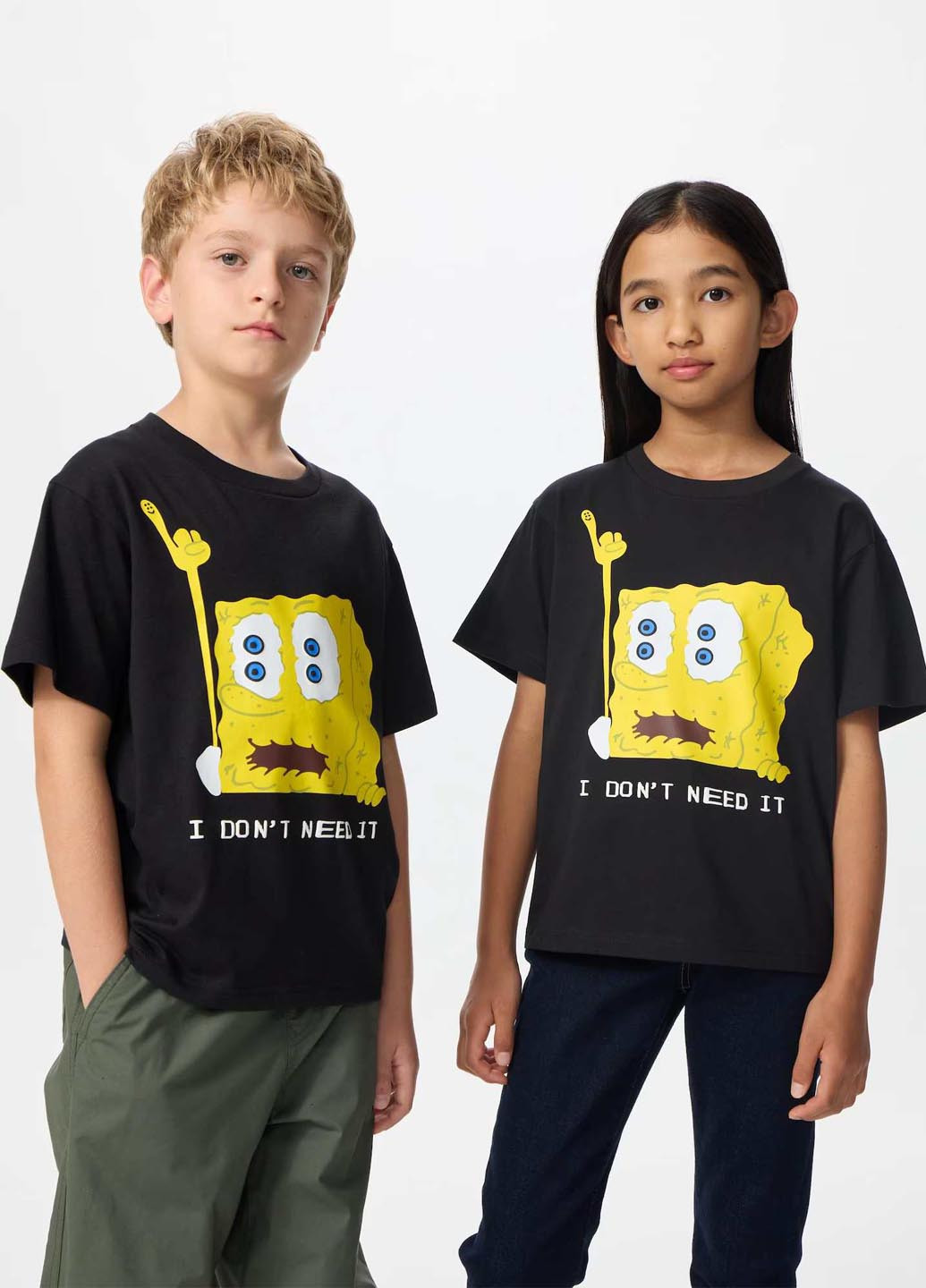 Чорна літня футболка Uniqlo