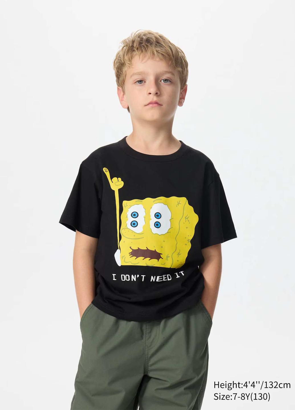 Чорна літня футболка Uniqlo