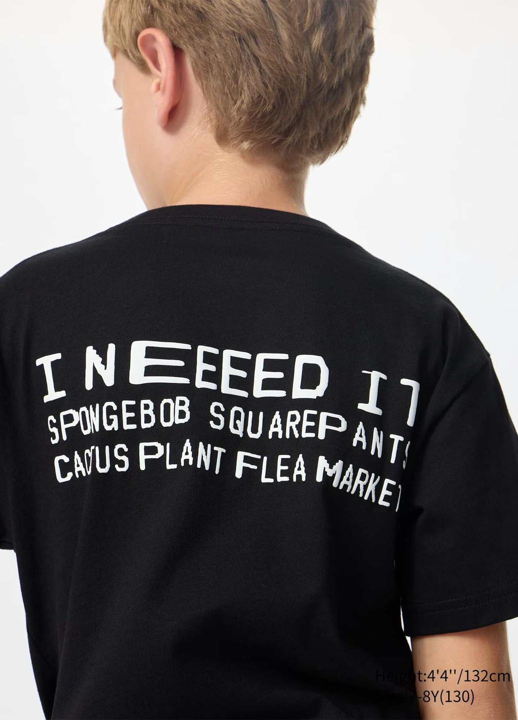 Чорна літня футболка Uniqlo