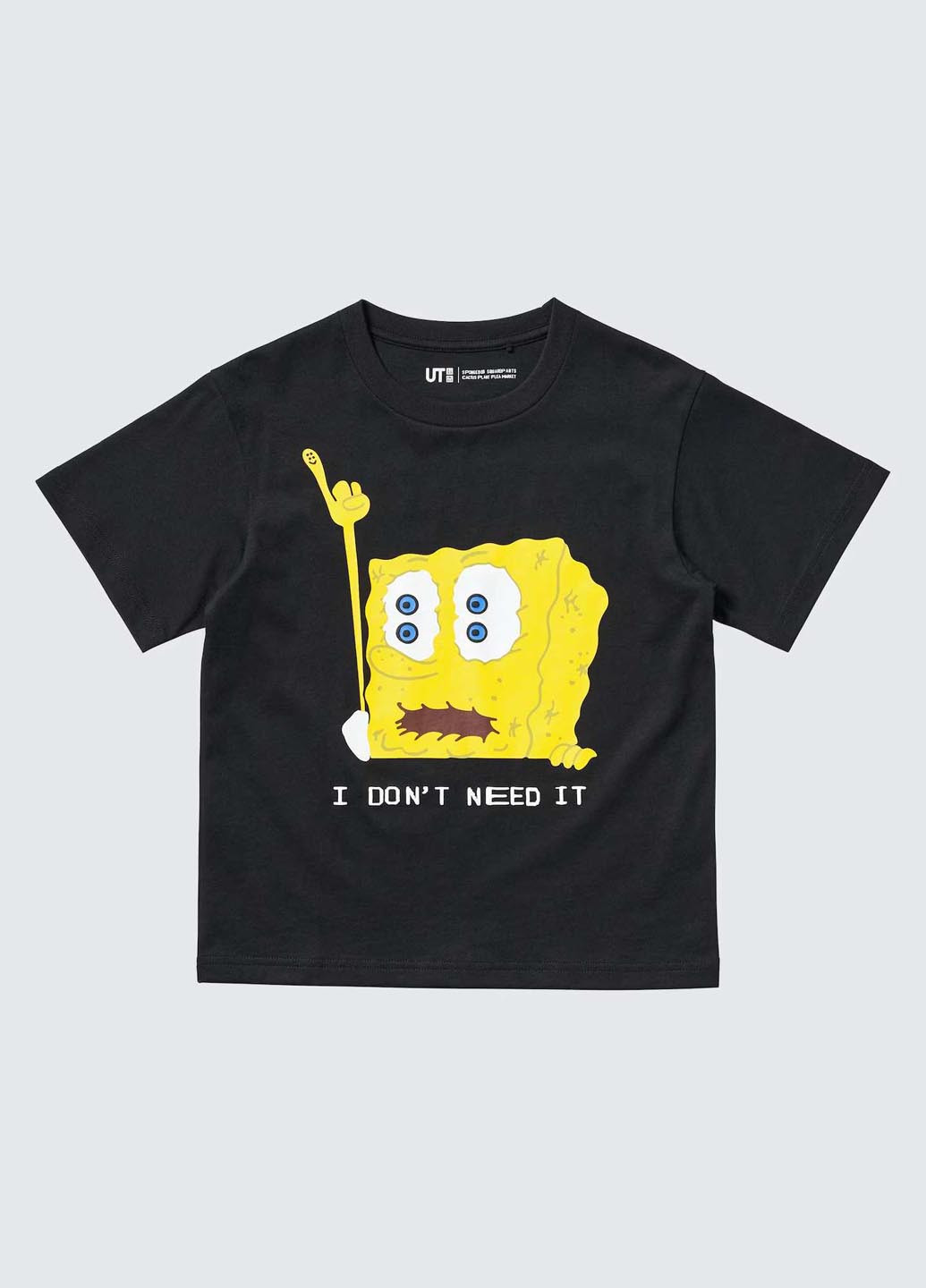 Чорна літня футболка Uniqlo