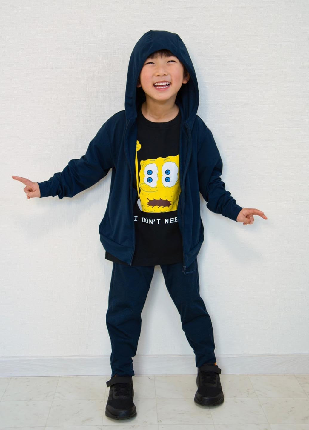 Чорна літня футболка Uniqlo