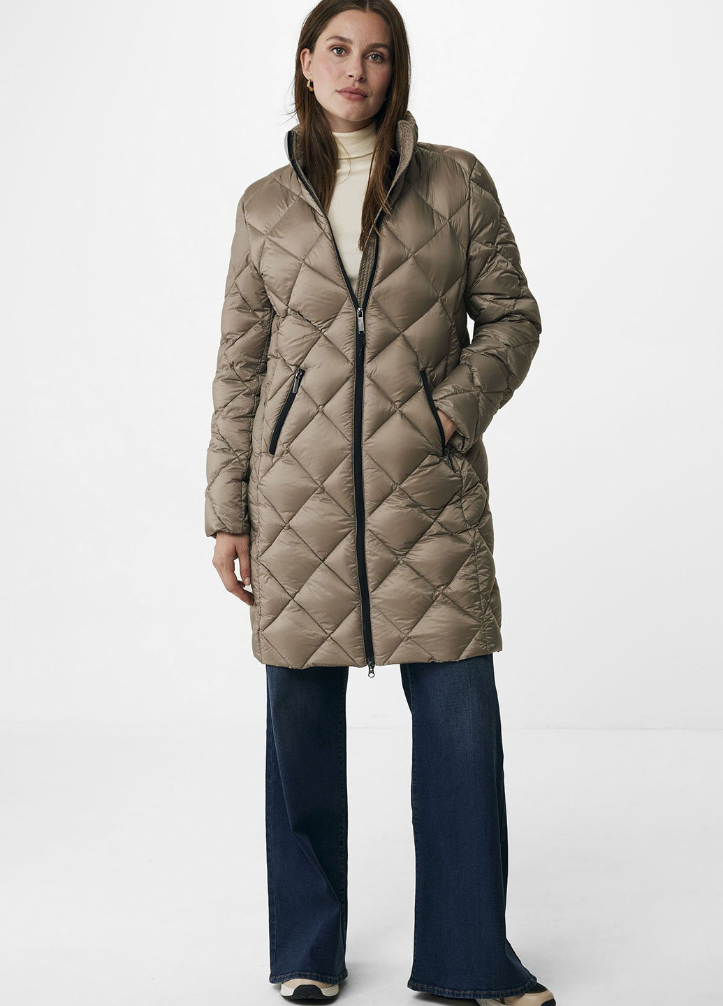 Бежева зимня куртка Mexx