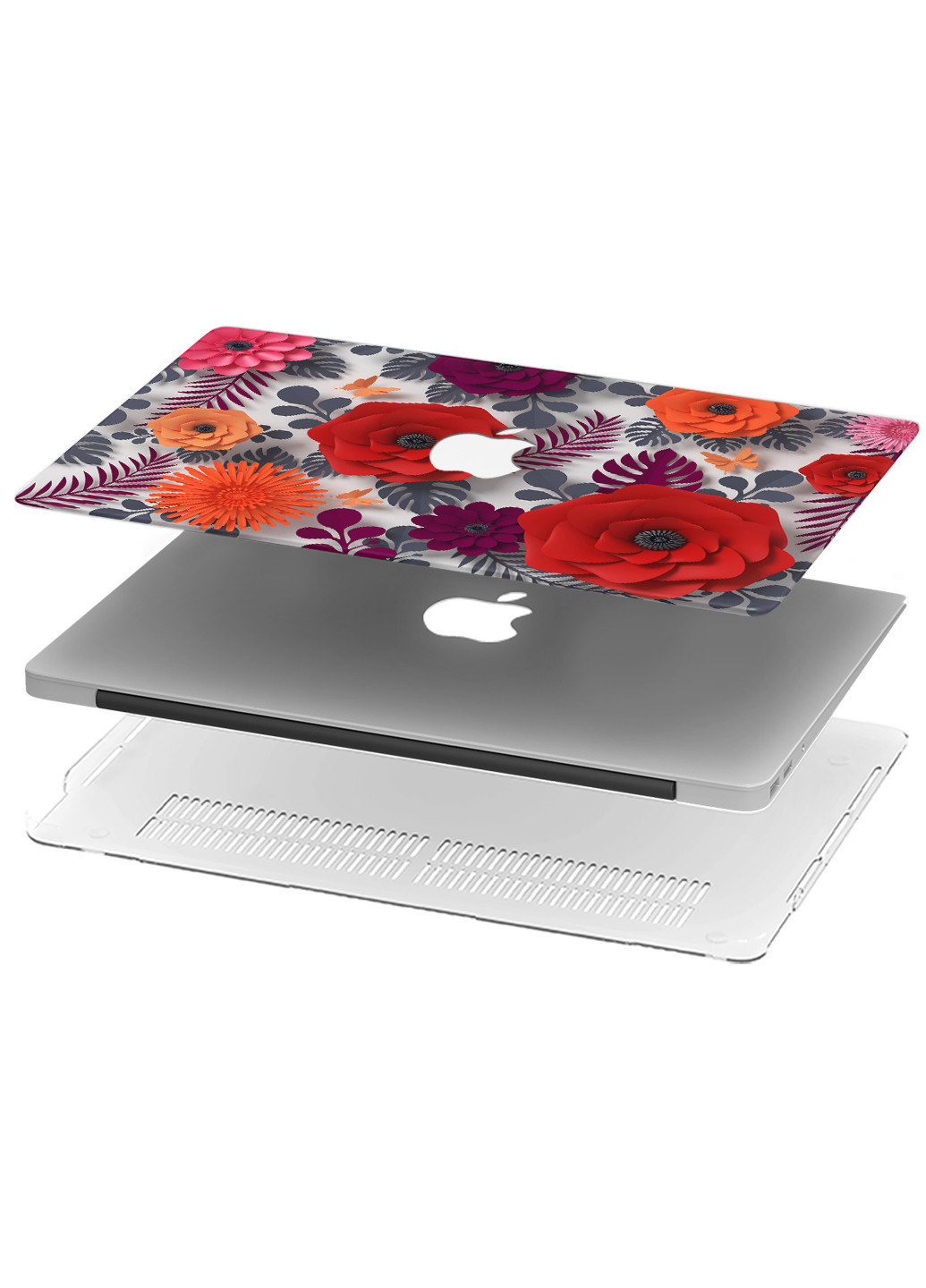 Чехол пластиковый для Apple MacBook Pro 13 A1706/A1708/A1989/A2159/A1988 Цветы (Flowers) (9648-2181) MobiPrint (218988117)