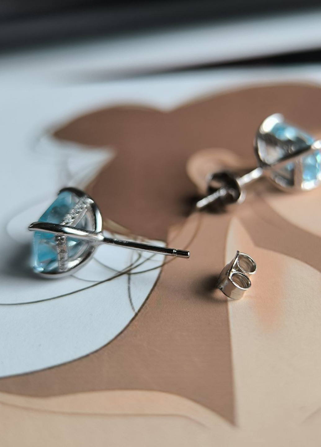 Сережки Silver Flame (369649128)