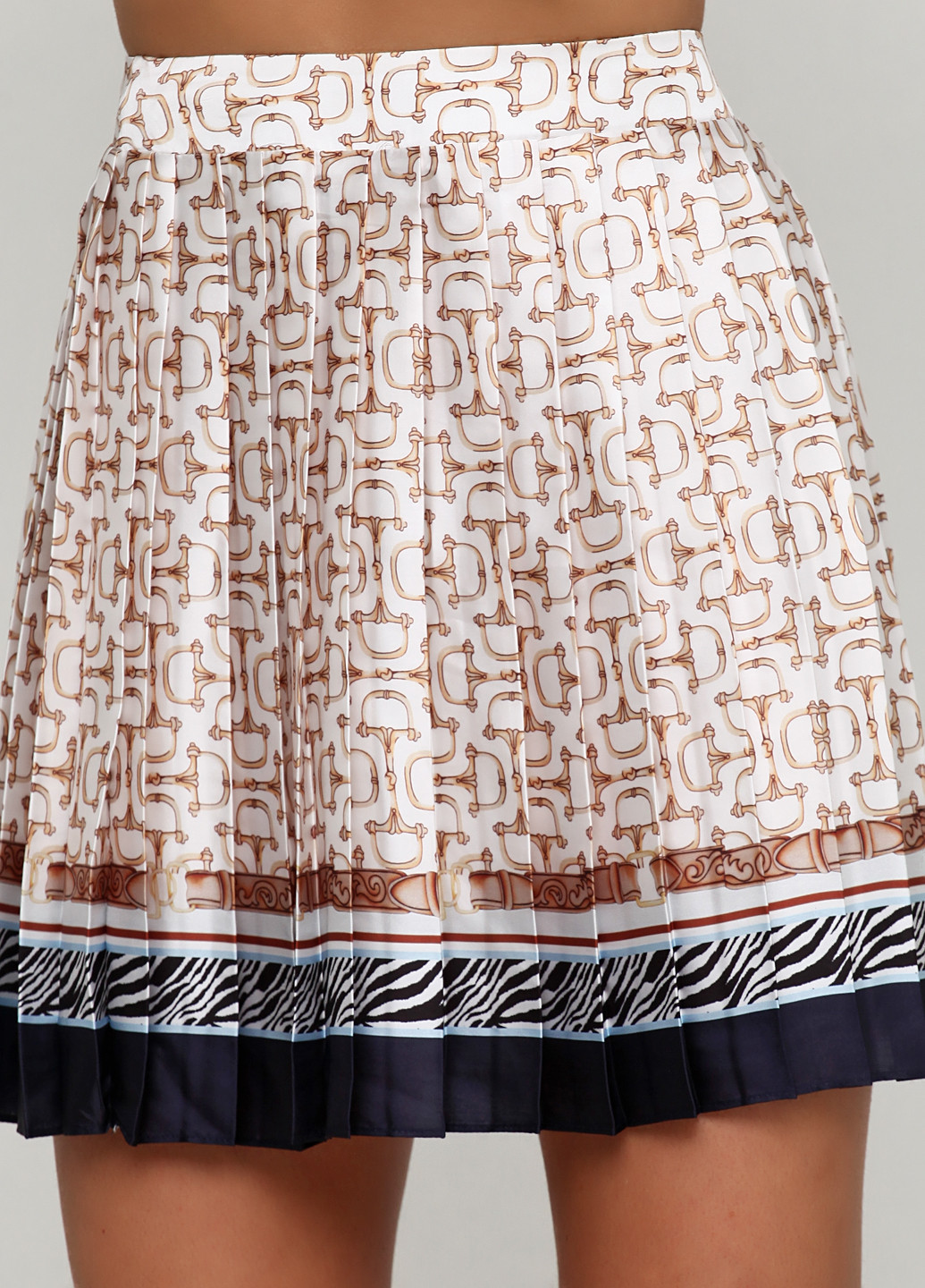 Разноцветная кэжуал с абстрактным узором юбка SETRE Woman клешированная