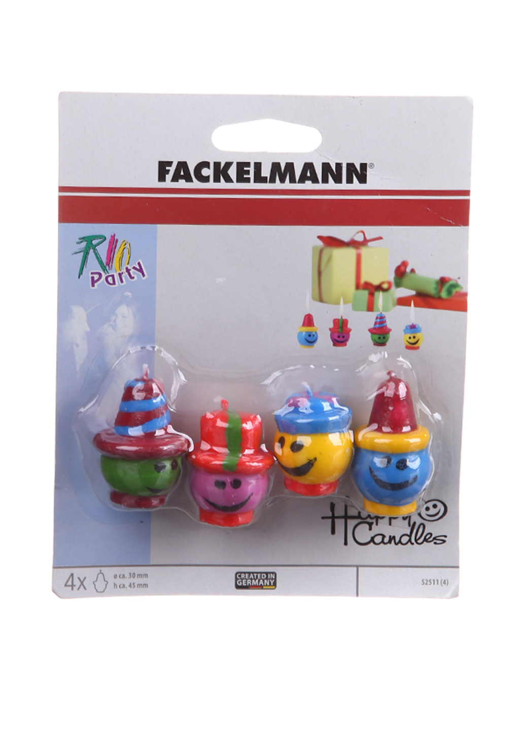 Свечи для вечеринок (4 шт.) Fackelmann (31727257)