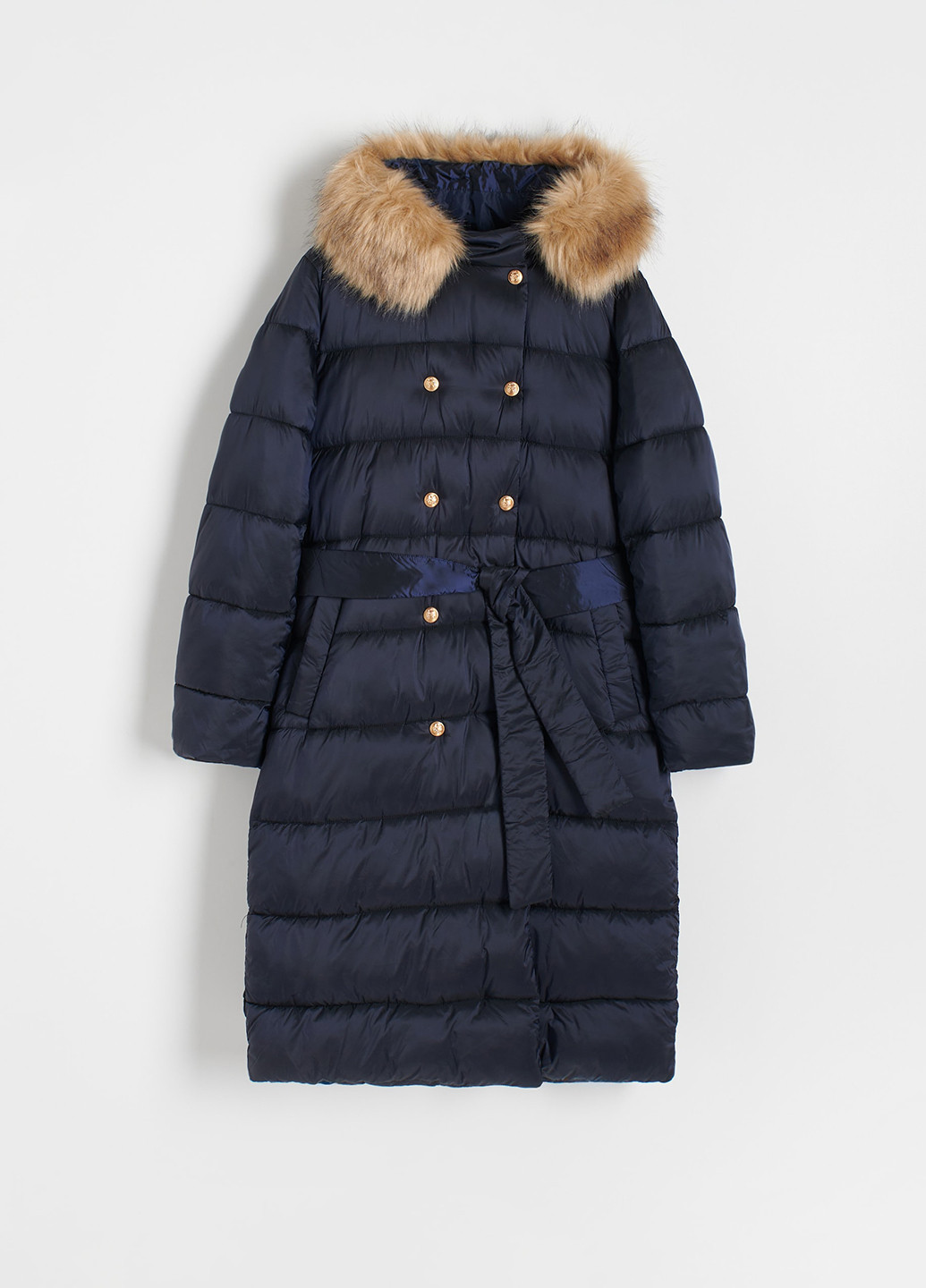 Темно-синя демісезонна куртка Reserved